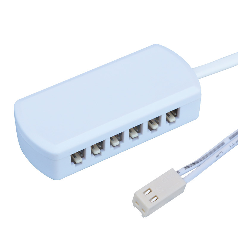 Manufacturer Wholesale 2510 Connector 12-Hole Junction Box with One Out and Twelve Digits Terminal Welding Wire Junction Box Cabinet Wardrobe