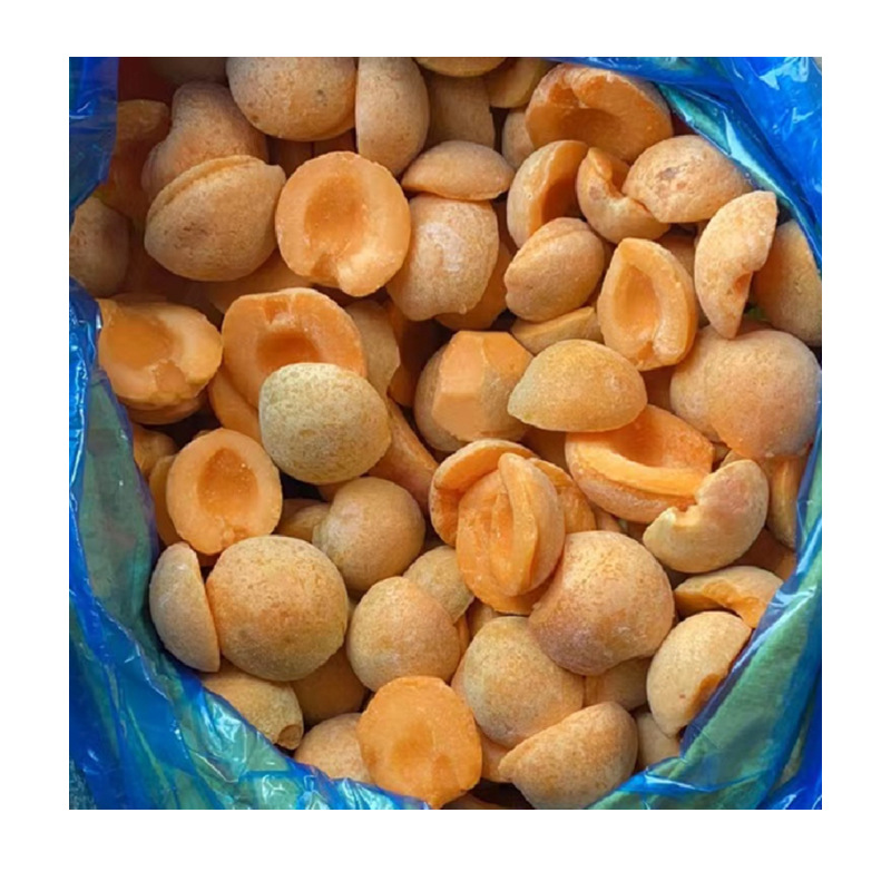 Frozen apricot slices frozen apricot slices Golden Sun apricot slices preserved fruit raw materials