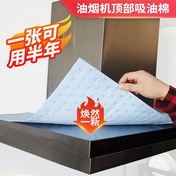 Special Oil-Absorbing Cotton Strips for Range Hood Oil Tank, Oil-Proof Pads, Oil-Proof Stickers, Side Oil-Absorbing Box Filters, Anti-Leakage Oil Film