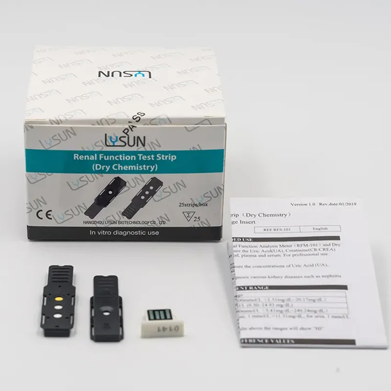 In-Stock Amazon Best-Selling Portable English-Language Dry Biochemical Analyzer for Renal Function, Creatinine, Uric Acid, and Urea 3-in-1