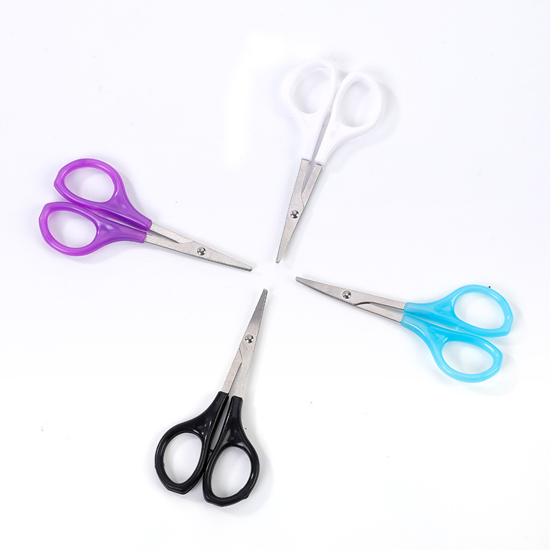 Manufacturer Wholesale Small Scissors Stainless Steel Safety Handmade Scissors Kidsren's DIY Scissors Household Thread Scissors