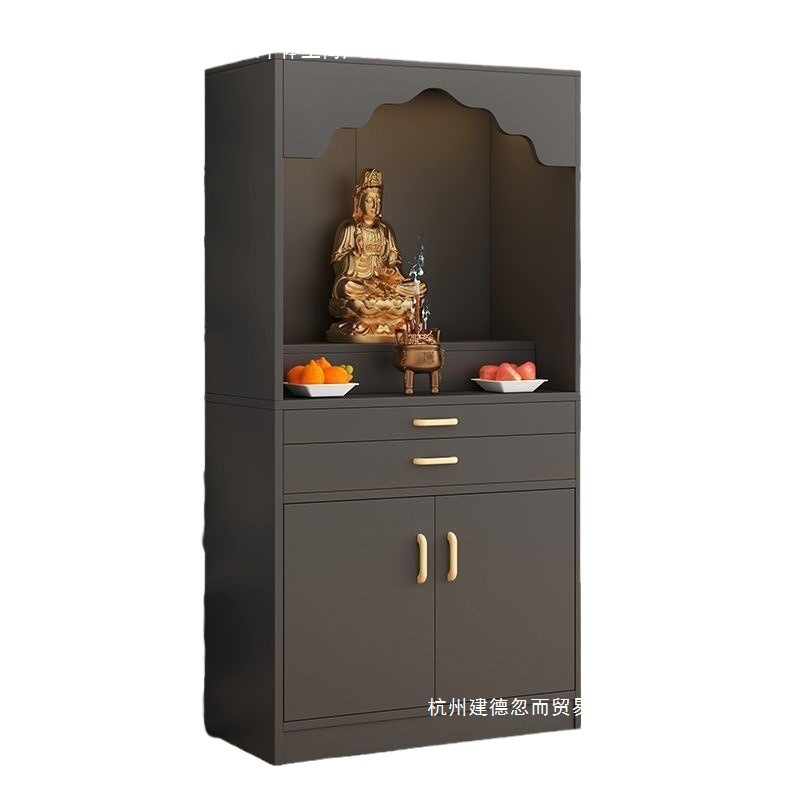 Buddhist Altar Table for Home Use, Buddhist Cabinet, Standing Cabinet, Offering Table, Buddha Altar, Shrine Cabinet, Economical Offering Table, Solid Wood