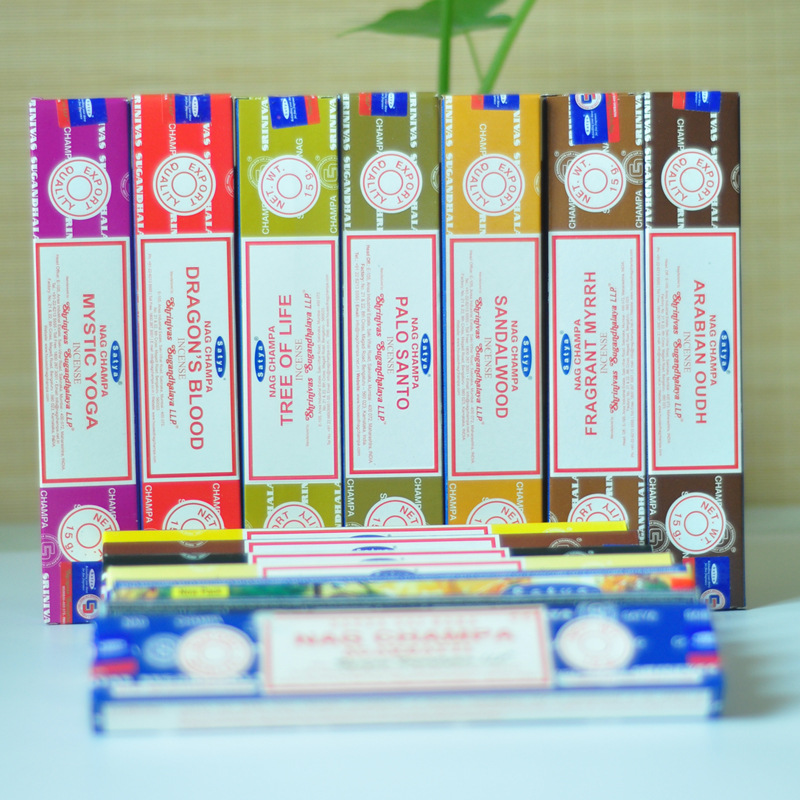 Sai Baba Nag Champa Truth Indian Natural Incense Life Fragrance Yellow Flower Fragrance