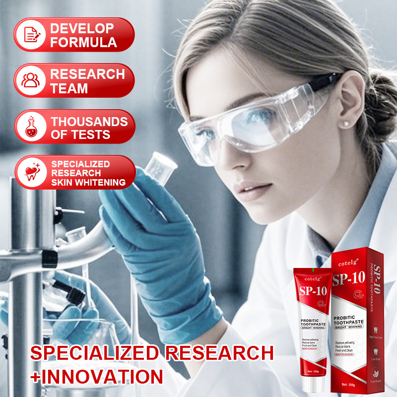 Cross-Border Sp10 Toothpaste Probiotics Stain Removal Oral Bacteria Power 120g English Version Export Export Spot