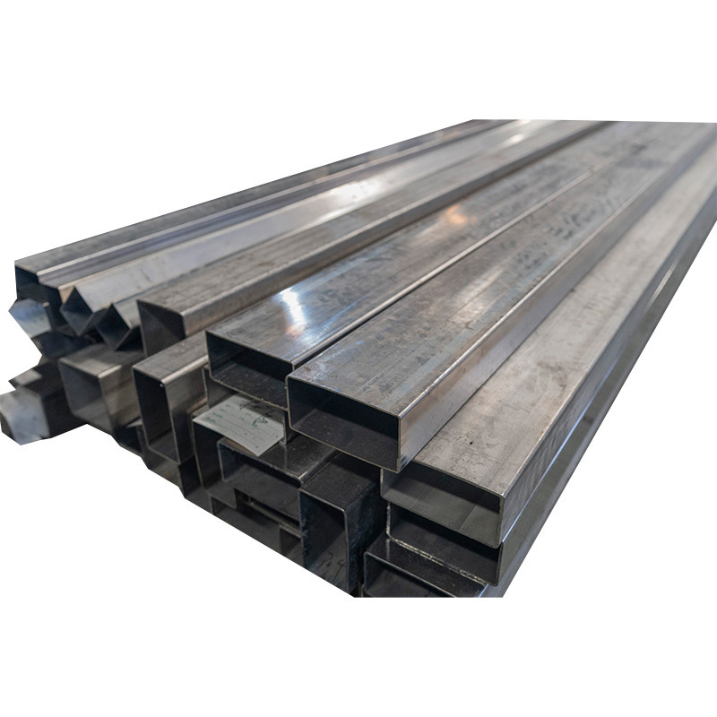 304 316 310S Stainless Steel Bright Finish Rectangular Tube Brushed Zero-Cut Industrial Tube Square Hollow Tube Laser Cutting