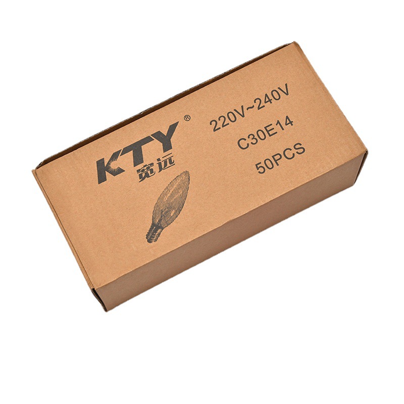 C30E14 red small bulb Buddha niche official master lucky god electric candle long Lamp Buddha worship God bubble candlestick