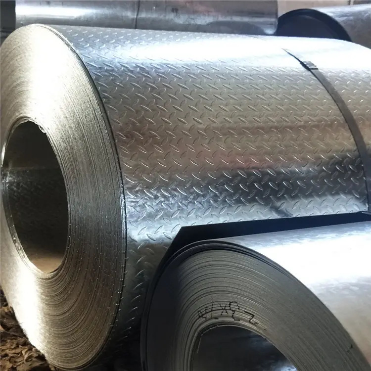 Pattern Steel Plate Manufacturer Hq235B Hot-Dip Galvanized Pattern Plate Stair Step Pattern Iron Plate Stainless Steel Anti-Slip Steel Plate