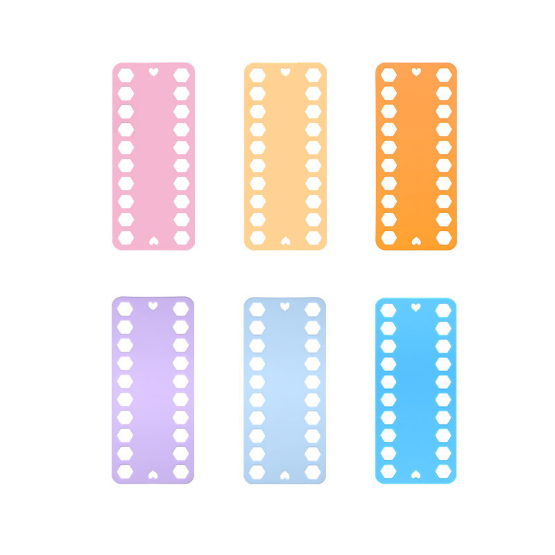 Cross Stitch Threading Board Suzhou Embroidery Embroidery Colorful Plastic Threading Board Winding Board