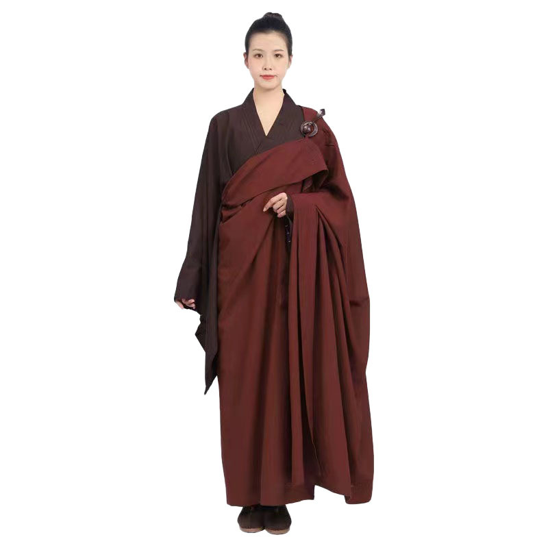 Dixi Manyi's Initiation Robe, Five-Piece and Seven-Piece Layman's Clothing, Men's and Women's Haiqing Cassock, Spring Monk's Clothing, Manyi's Initiation Robe, Ethnic