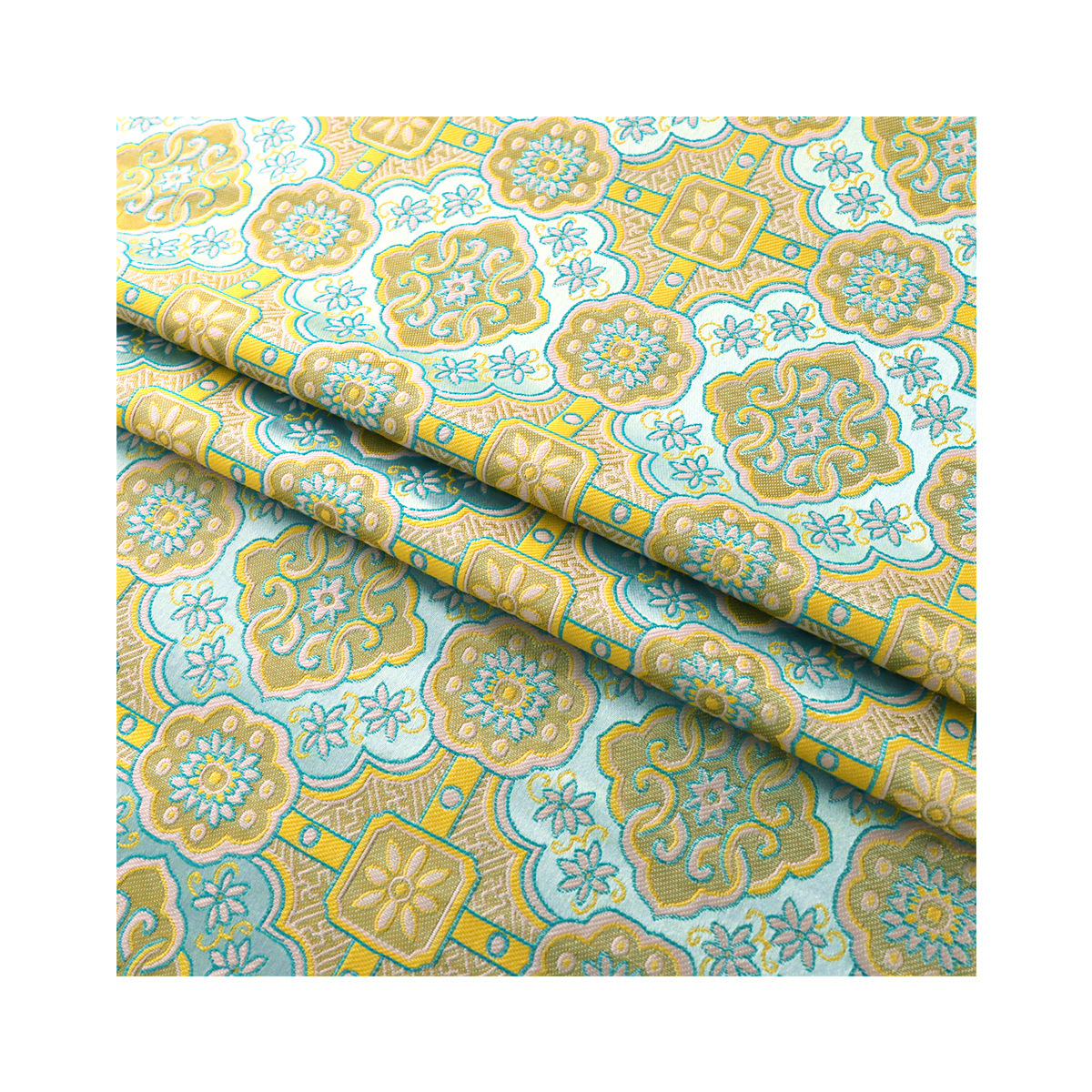 "FS143 Four-in-one Ruyi Pattern" Imitation Song Brocade Vest Coat Guofeng Fabric Jacquard Clothing Brocade Fabric