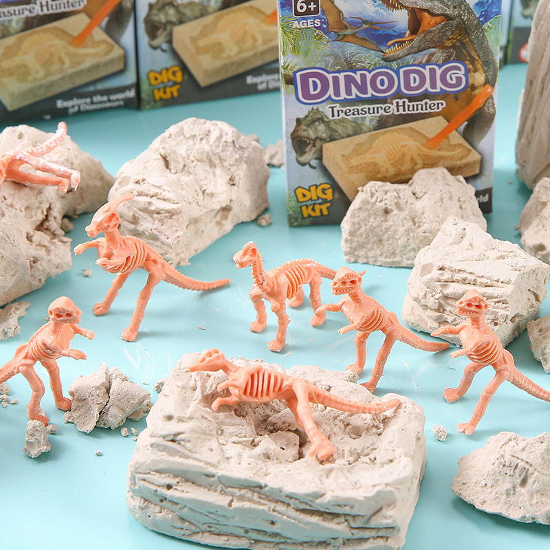 Archaeological Digging Toys Children's diy Handmade Dinosaur Fossil Egg Digging Toys Kindergarten Small Gifts