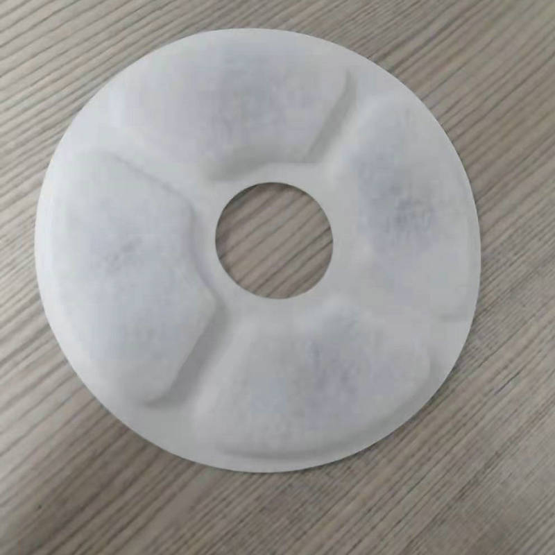Spot Pet Cat and Dog Water Dispenser Filter Element Coconut Shell Activated Carbon Food Grade Resin Filter Cotton Round Filter Element