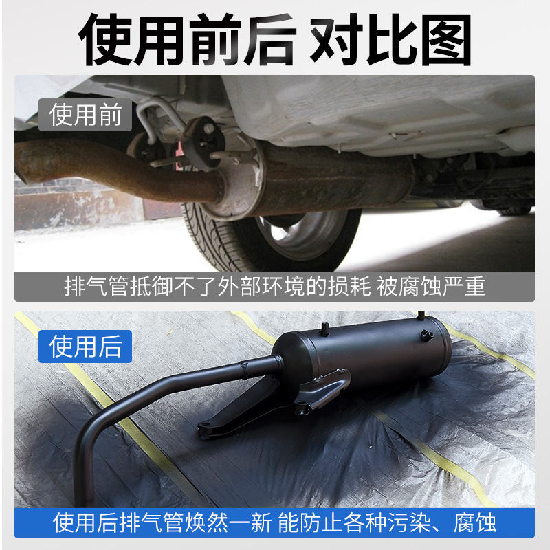Automobile exhaust pipe painting brake caliper high temperature resistant self-painting motorcycle engine refurbished color change anti-rust paint