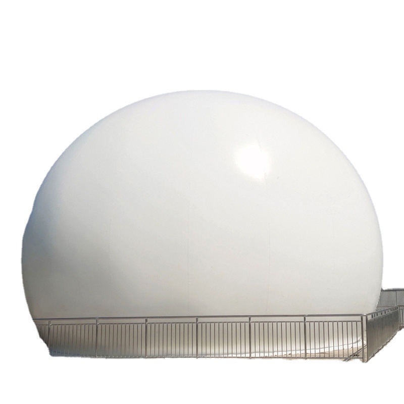 Double Membrane Gas Storage Manufacturer 500 Square Meters Double Membrane Gas Storage Jinjue Industrial Sewage Garbage Wastewater Biogas Gas Storage
