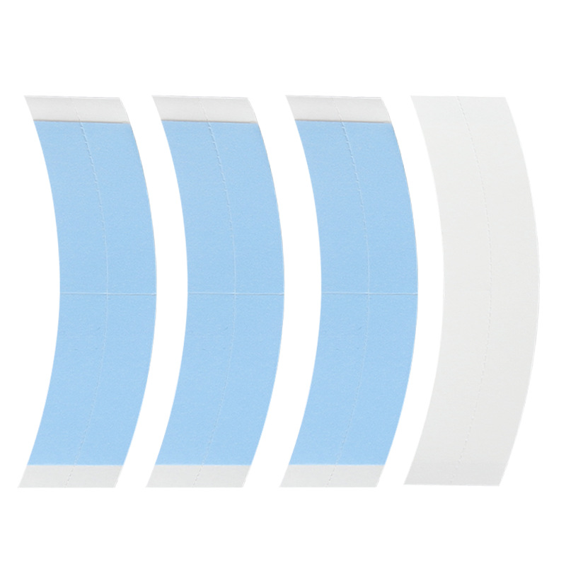 Blue Wig Film Ultra-Thin Biological Scalp Special Double-Sided Tape Waterproof and Sweat-Proof Wig Patch Fixed Patch Adhesive