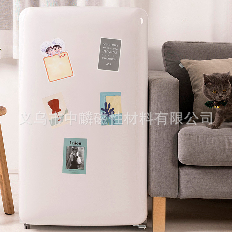 Round Adhesive Soft Magnetic Sheet Rubber Soft Magnet Patch Strong Self-Adhesive Dot Magnet Amazon Foreign Trade Soft Magnetic Point