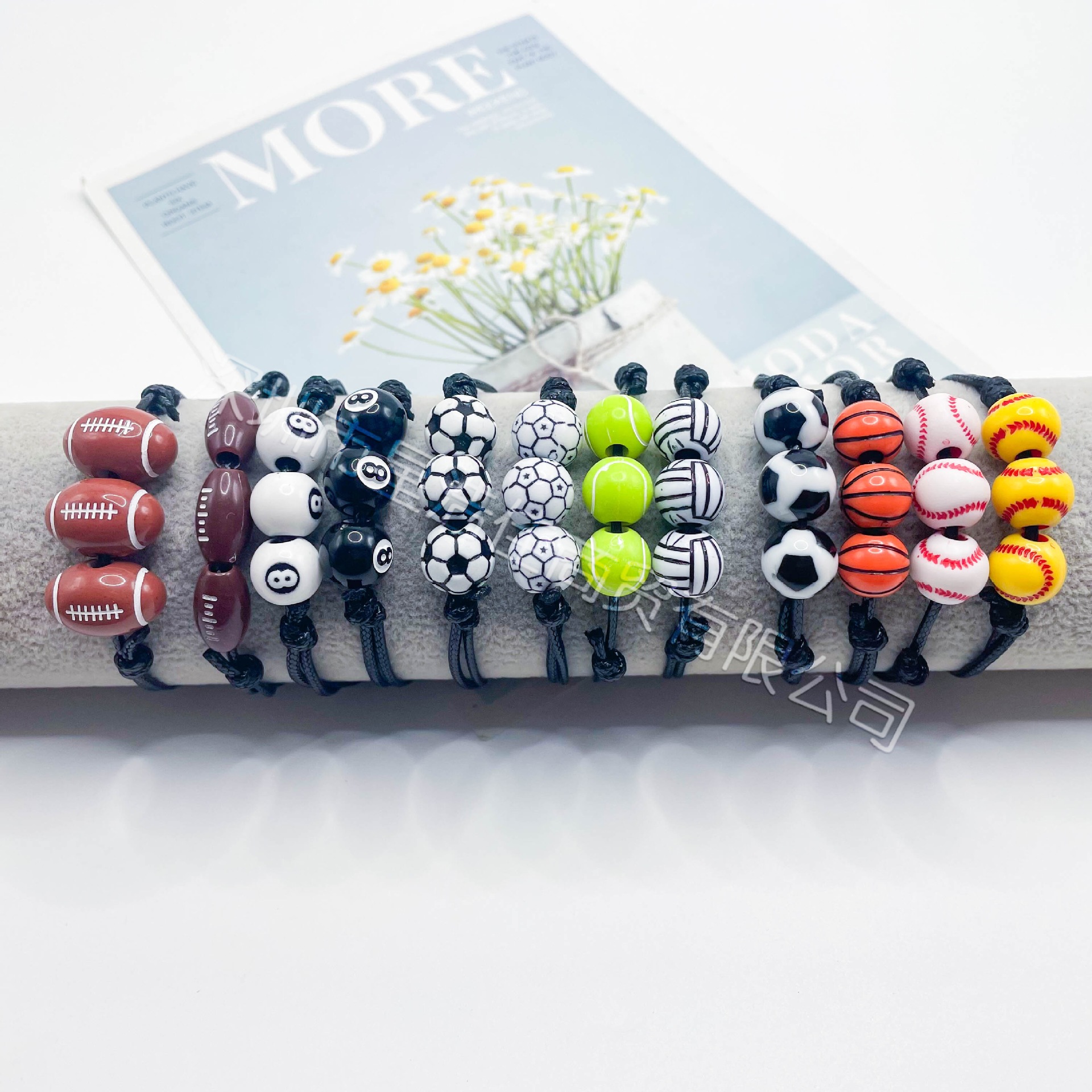 Ручной плетеный браслет в стиле Джокера, бейсбольный, футбольный, баскетбольный, футбольный браслет