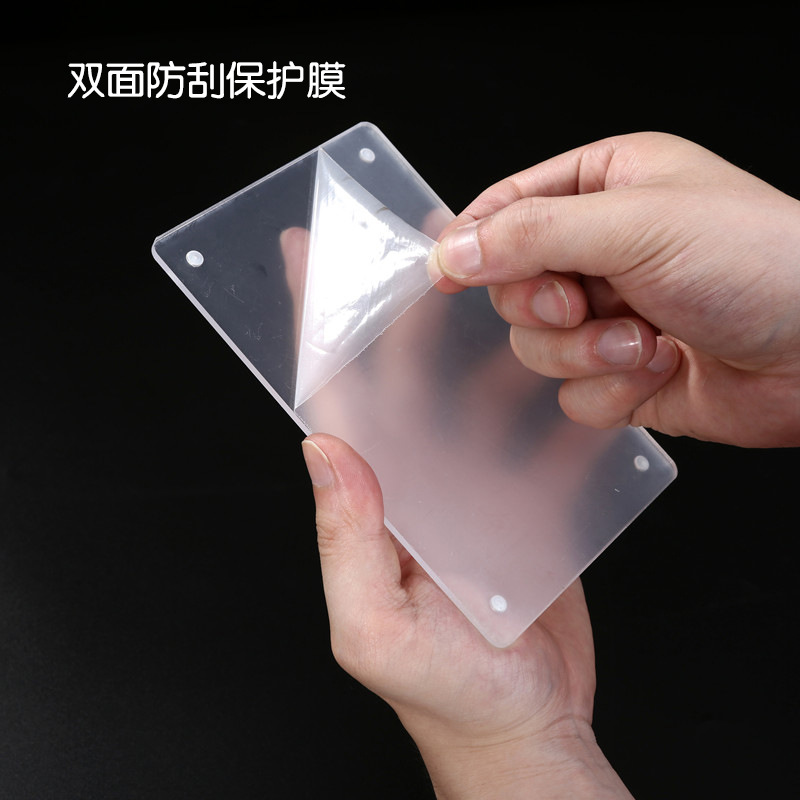 Transparent Acrylic Tile Price Display Card Strong Magnetic Commodity Price Tag Wooden Door Label Sticker Wall Table Card