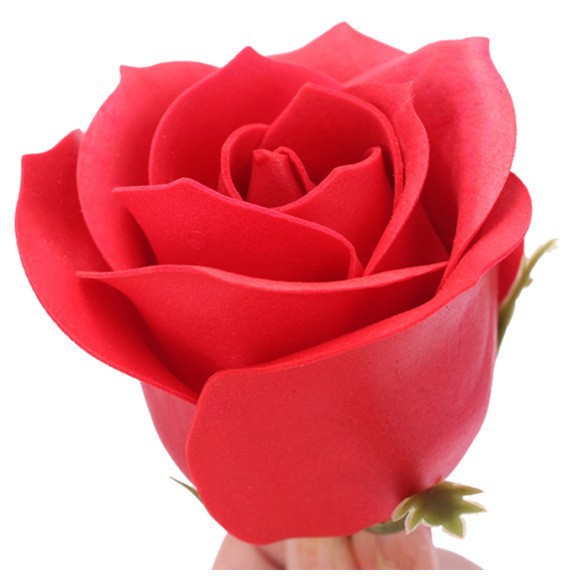 Valentine's Day 4 layers of cold beauty big rose soap flower head flower shop bouquet gift box diy packaging material soap flower