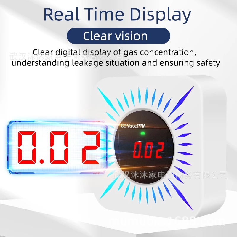 Tuya graffiti smart gas gas carbon monoxide detector alarm wireless control and multi-function alarm