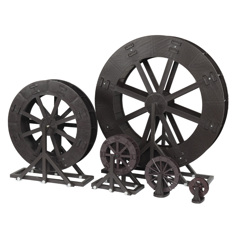 A generation of rockery flowing water plastic waterwheel bracket set diy landscaping water landscape engineering waterwheel decorations