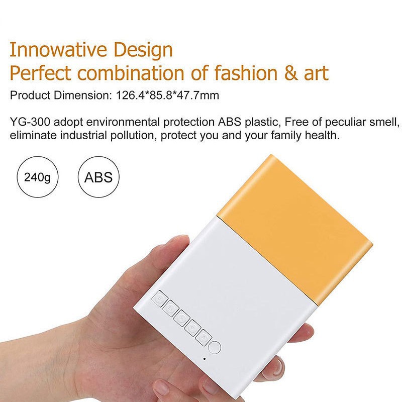 Cross-Border Yg300 Projector Kidsren's Small Mini Projector Home Wall Projection 4K High-Definition Portable Projector