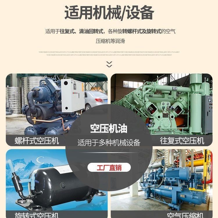 Wholesale Genuine Mechanical Equipment Lubricants, Air Compressor Oils, Screw Air Compressors, Various Equipment Oils