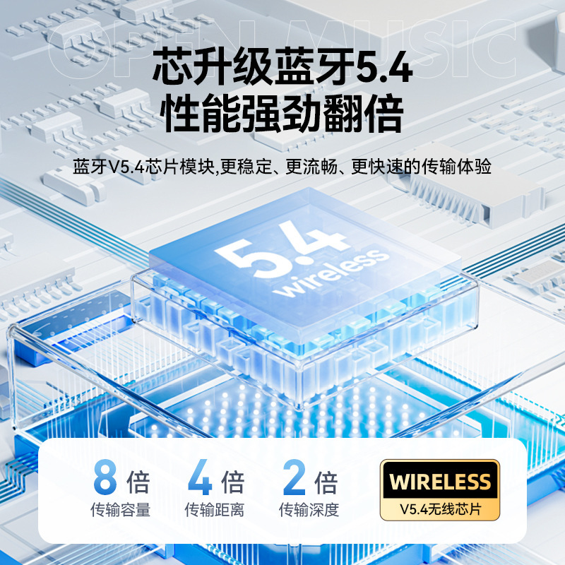 M80 Wireless Bluetooth Translation Headset Portable In-Ear Translator Touch Control Headset Multi-Language Translation Headset