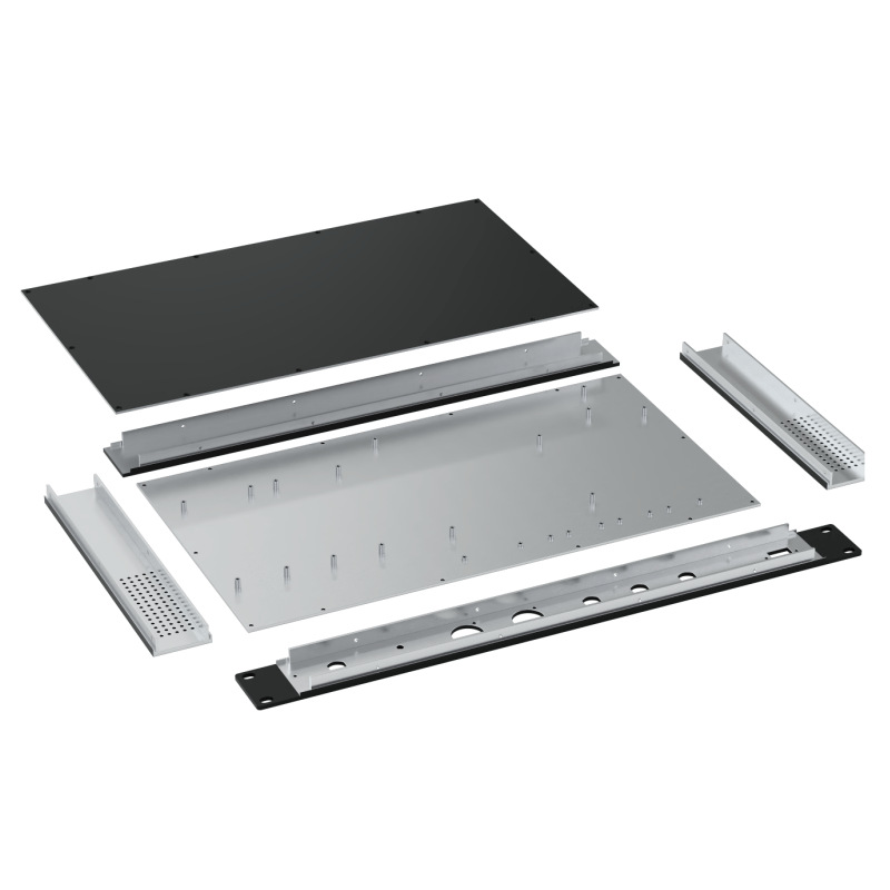 Aluminum alloy shell 1U rack type chassis surface oxidation processing CNC server sheet metal shell ITX chassis