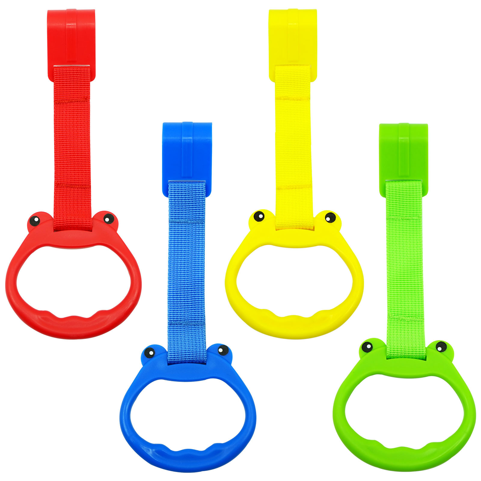 Baby's Hand Pull Ring Baby's Game Bed Fence Hanging Ring Auxiliary Standing Toddler Handler Exercise Grasping Toy Hair