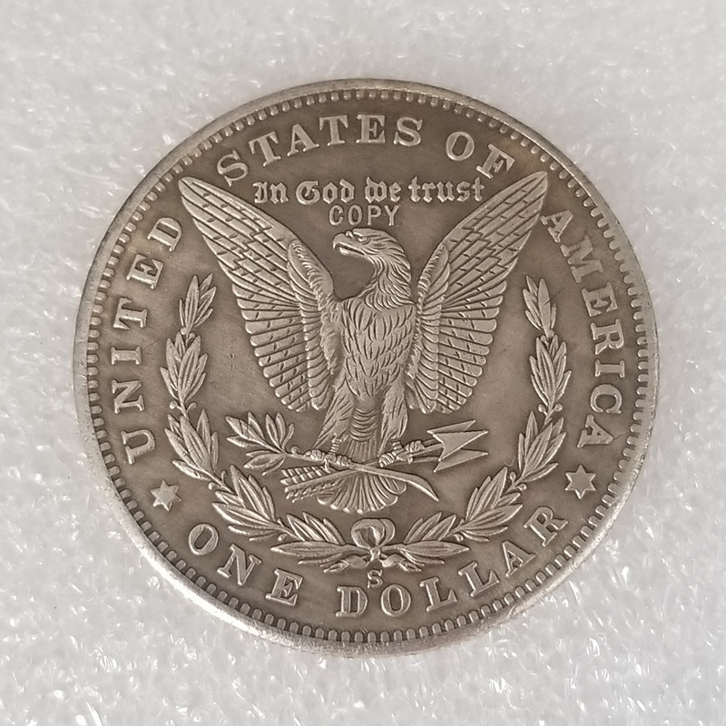 Antique Crafts Ov-1 Aircraft Brass Silver Plated Material Silver Dollar # 7139