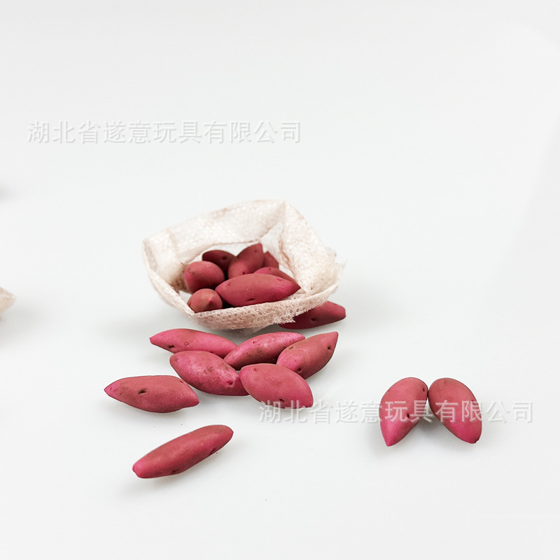 dollhouse dollhouse Miniature Food Toy Ornaments Mini Potato and Sweet Potato Model Kitchen Supermarket Scene