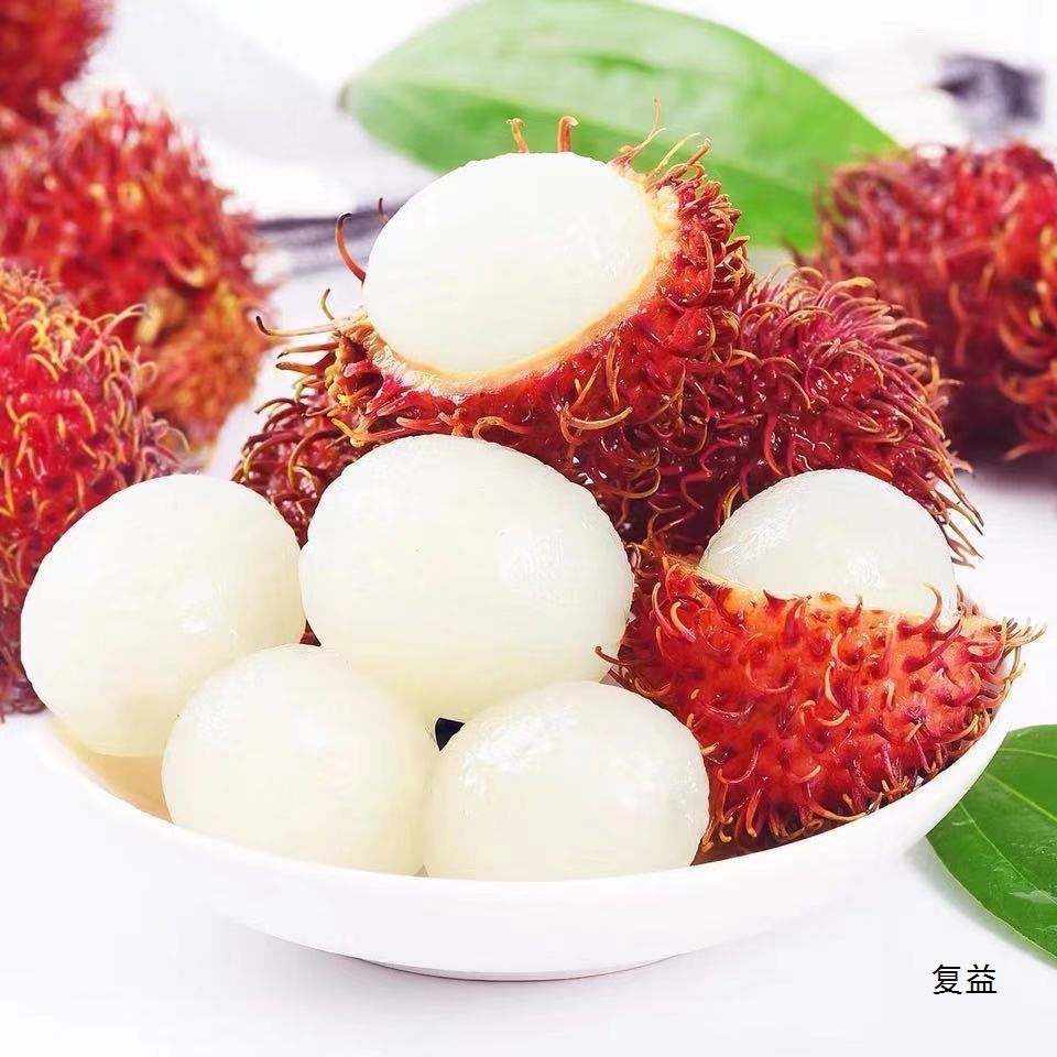 Rambutan Fruit Lychee Packed Tropical Seasonal Fresh Fruits Now Picked Wholesale Free Shipping Fresh Straight Hair