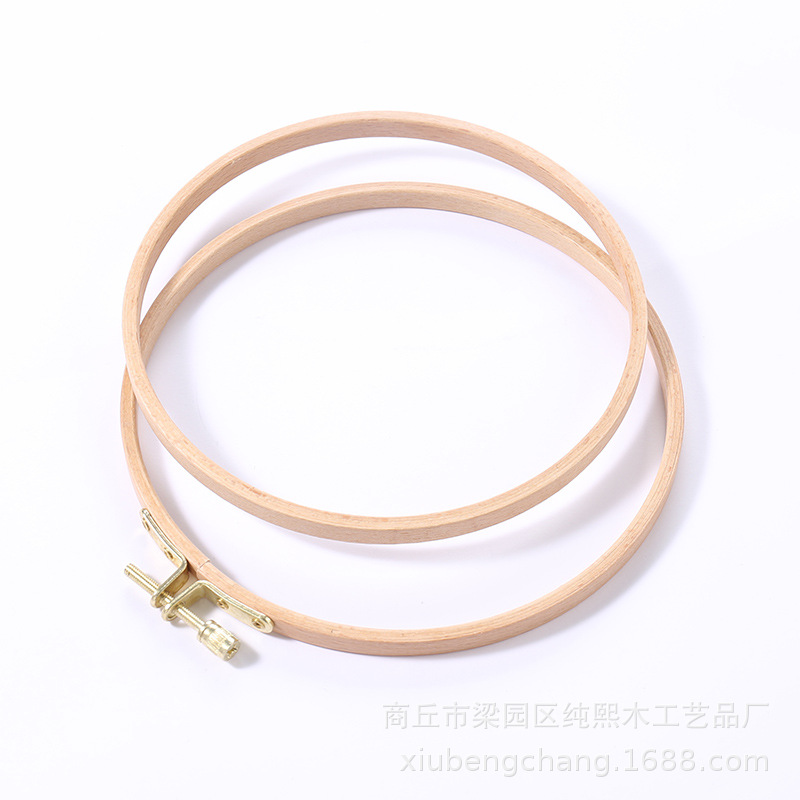 Factory Direct New 15.5cm cross stitch embroidery stretch export Beech fabric crafts creative gifts