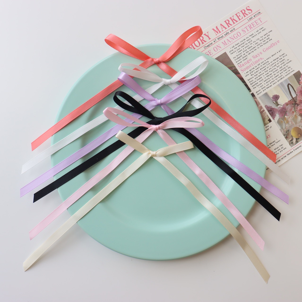 бантик в стиле балета лента двойной хвостик заколка для волос милой девочки лента боковая заколка аксессуары для волос