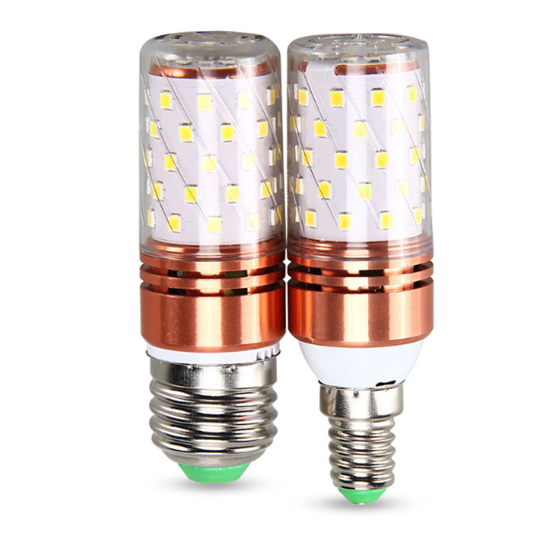 LED corn bulb Vietnam cross-border foreign trade 12WE27 resistance-capacitance three-color variable light pendant light bald head strong light source factory
