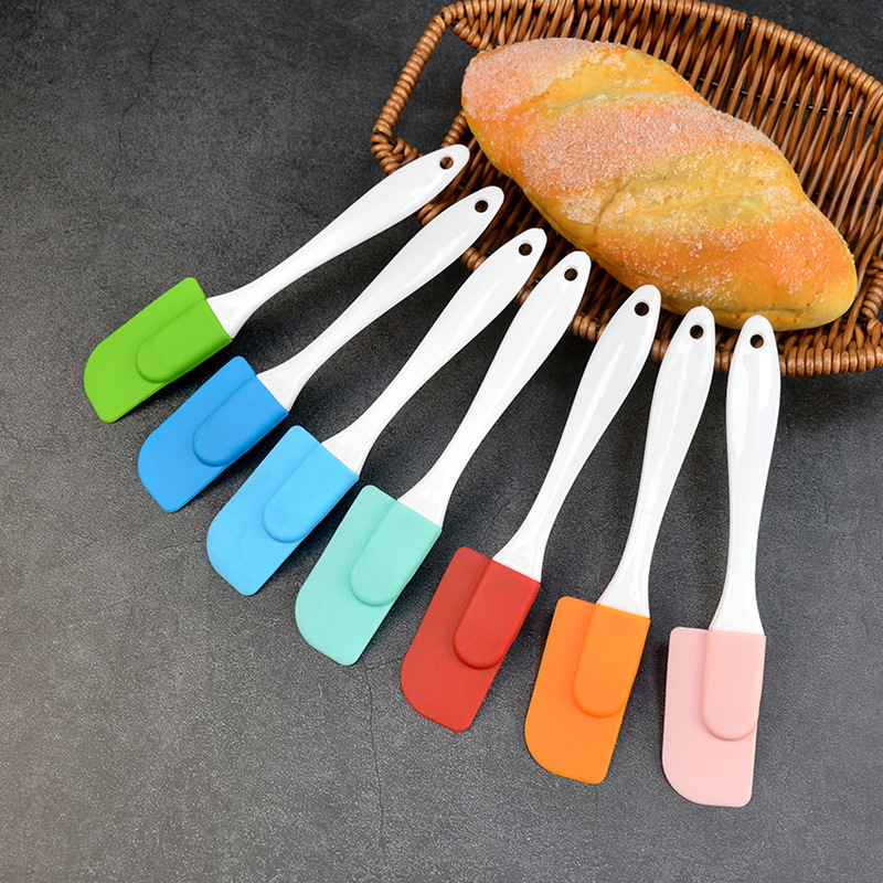 Separates Small Silicone Scraper Cake Cream Mixing Spatula Butter Scraper Kitchen Scraper Baking Scraper Tool