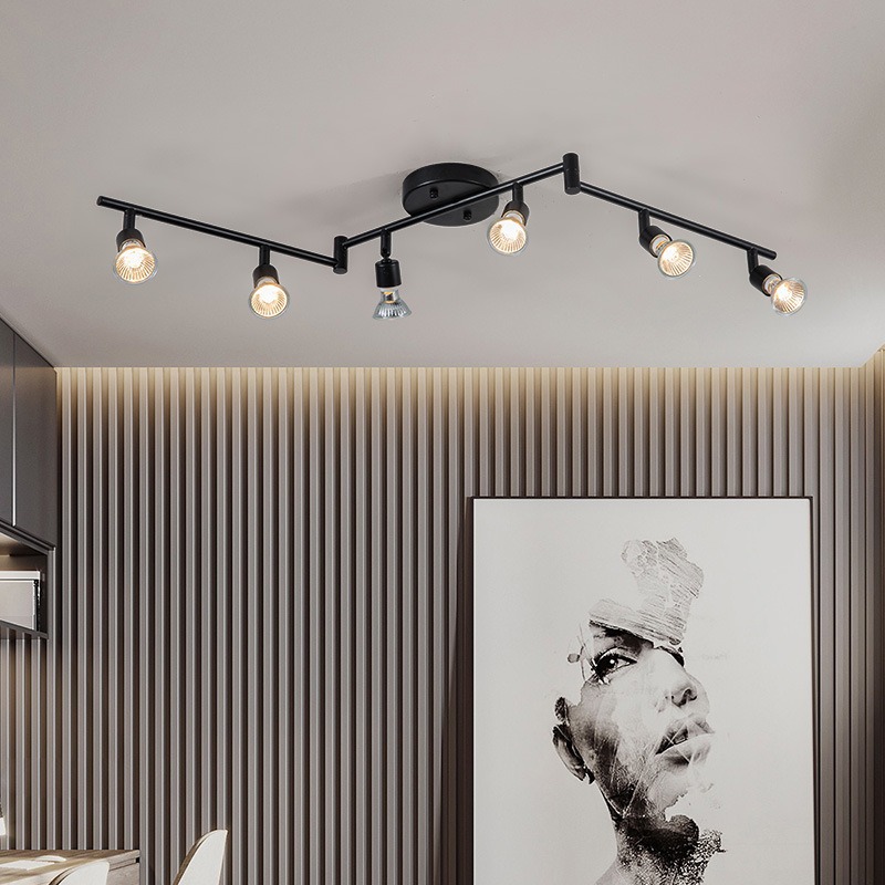 Новый современный простой железный спот, декоративное освещение, персонализированное освещение для выставочного зала