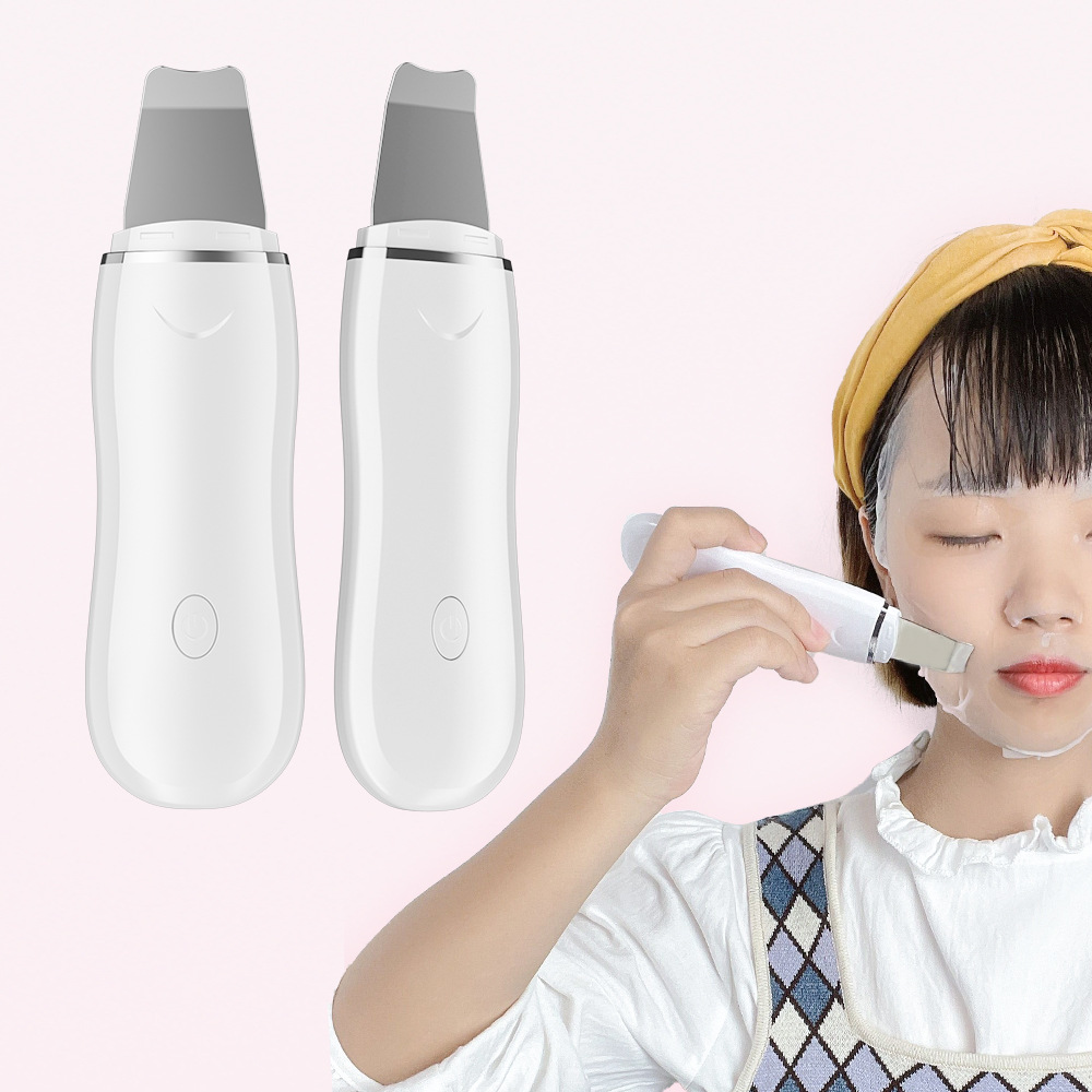 Ultrasonic beauty leather scraper household facial export cleaning leather scraper electric pore cleaning leather scraper