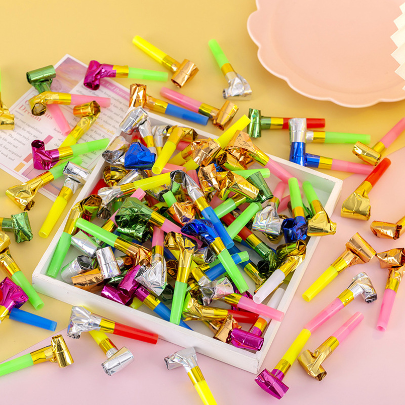 Креативные детские призы милый дракон свисток телескопический свисток дуть катить детская вечеринка веселый рог