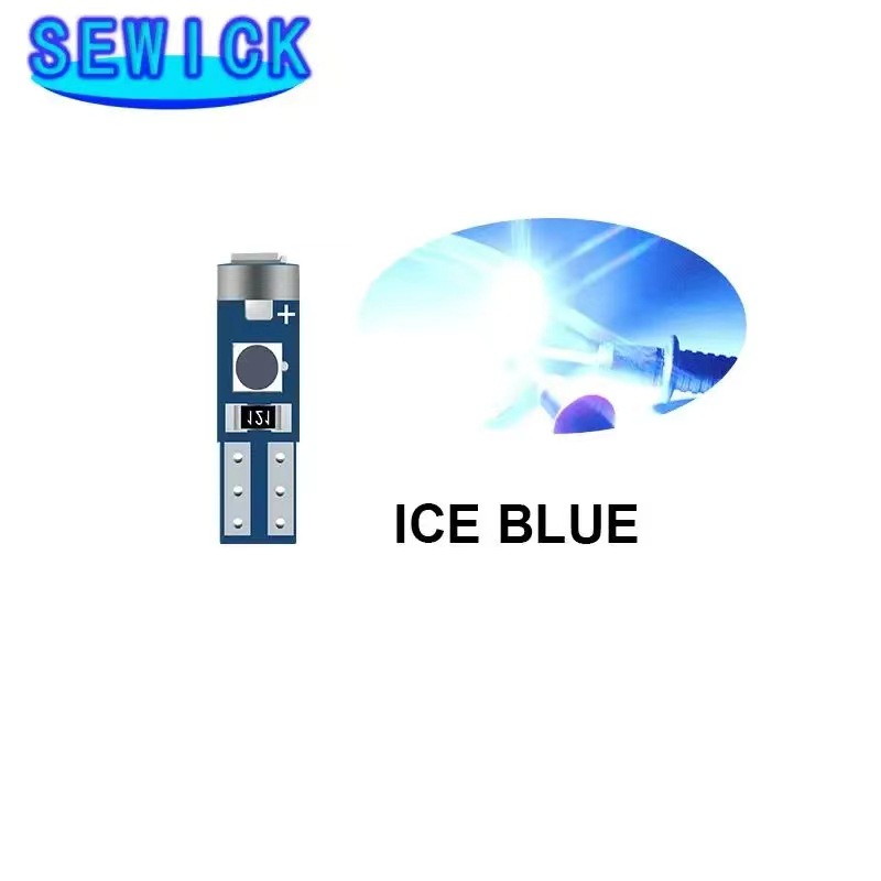 SEWICK Car LED High BrighTness InsTrumenT LighT T5 3030 3SMD IndicaTor LighT InsTrumenT LighT CenTral ConTrol LighT High BrighTness