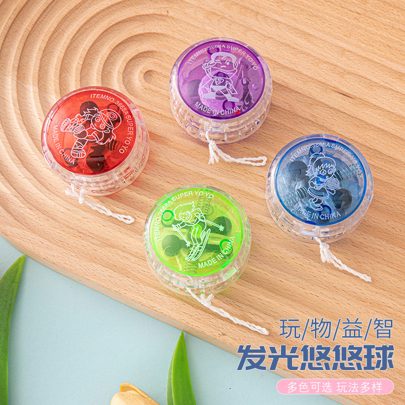Luminous toy luminous yo-yo luminous yo-yo cable cool stall night market Factory Direct wholesale