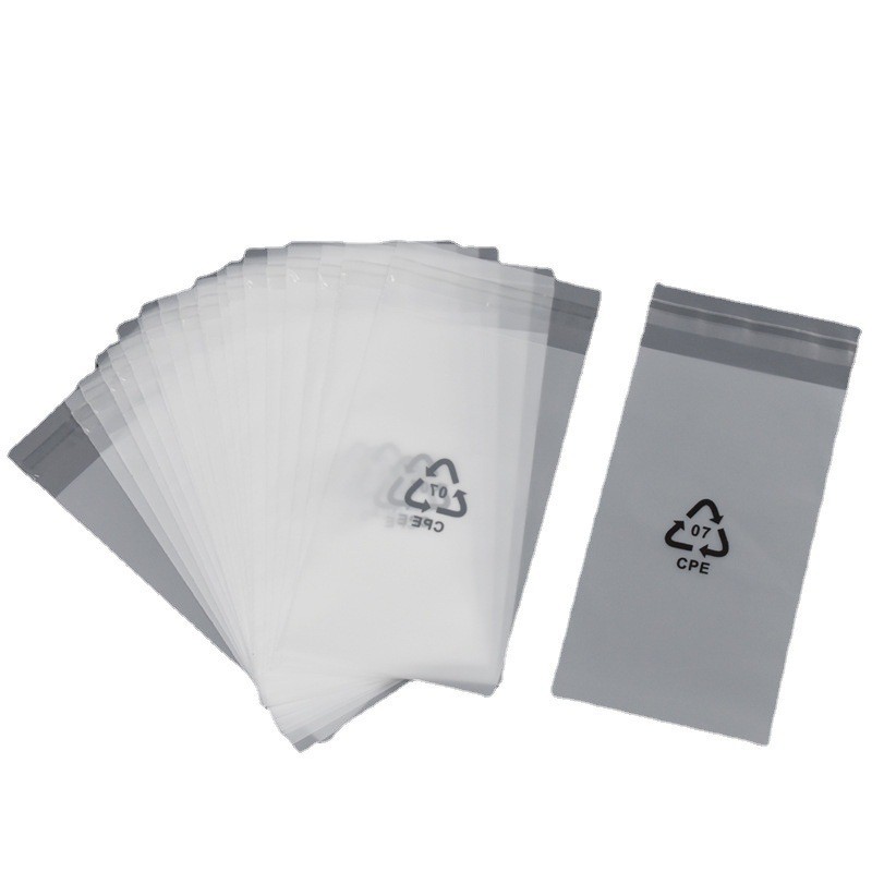 Frosted Bag Wholesale Transparent Flat Mouth Self-Adhesive Bag Mobile Phone Case Thickeneded Cpe Frosted Ziplock Bag Packaging Wholesale Customization