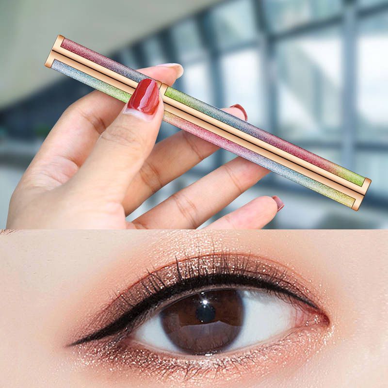 Star eyeliner does not faint long-lasting waterproof black brown color novice beginners very fine head is not easy to decolorization