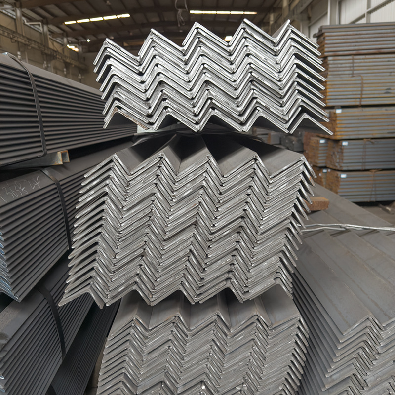 (Shanghai Chengdu Will Be Shipped in Two Warehouses) Angle Steel Black Angle Iron Universal Angle Steel Triangular Iron 3 # 4 # 5 # Punching Processing