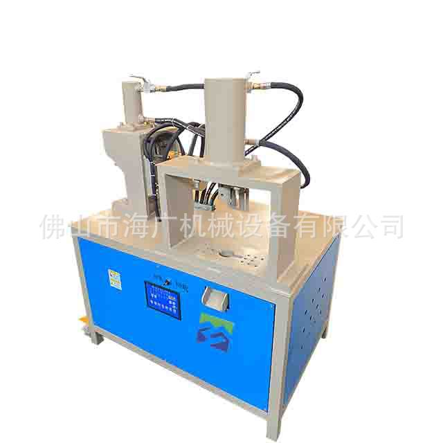 Double-station hydraulic angle cutting machine square tube channel steel automatic angle cutting machine stainless steel tube copper tube iron tube angle cutting machine