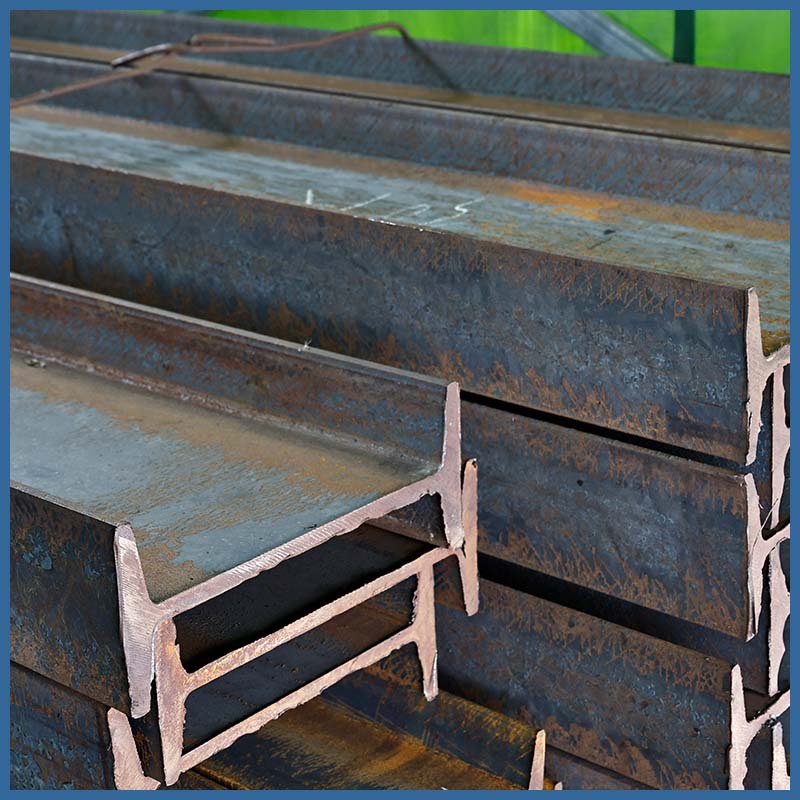 Wholesale I-Shaped Steel Steel Structure Loft Construction Track Steel Beam Construction Engineering I-Shaped Steel High-Strength H-Shaped Steel