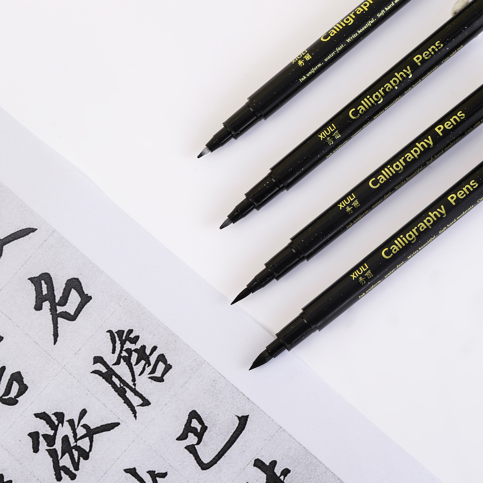 Beautiful Pen Calligraphy Pen Can Be Refilled with Ink for Students to Practice Calligraphy, Beautiful Pen, Continuous Ink Copying Pen, Special Pen for Calligraphy Practice