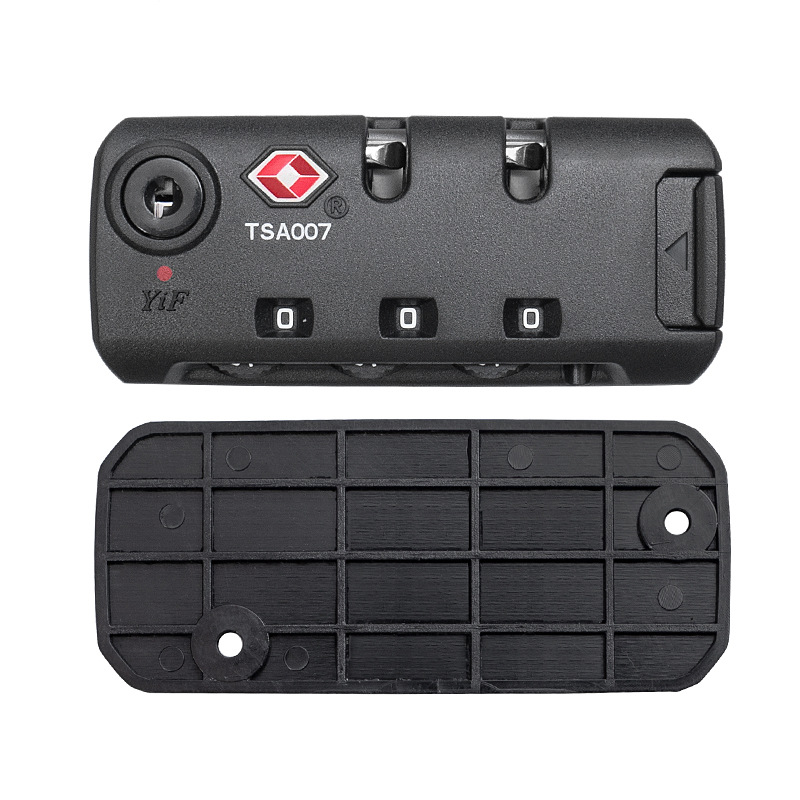 Factory Direct Sales Tsa17063 Customs Lock Suitcase Fixed Lock Brand Same Password Lock Tsa Customs Lock