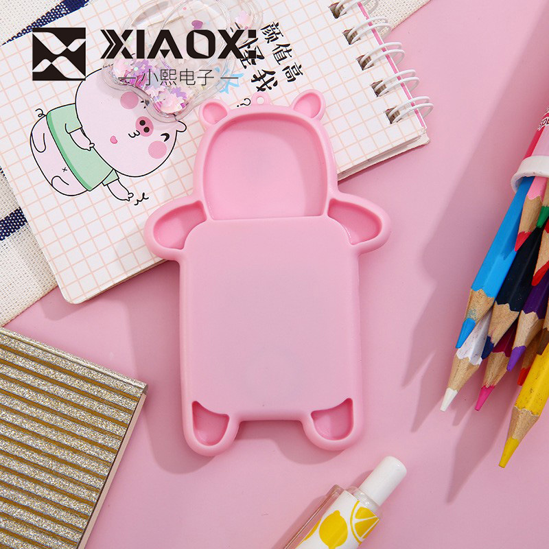 Factory Direct supply mini calculator cartoon cute bear calculator student mini portable small calculator